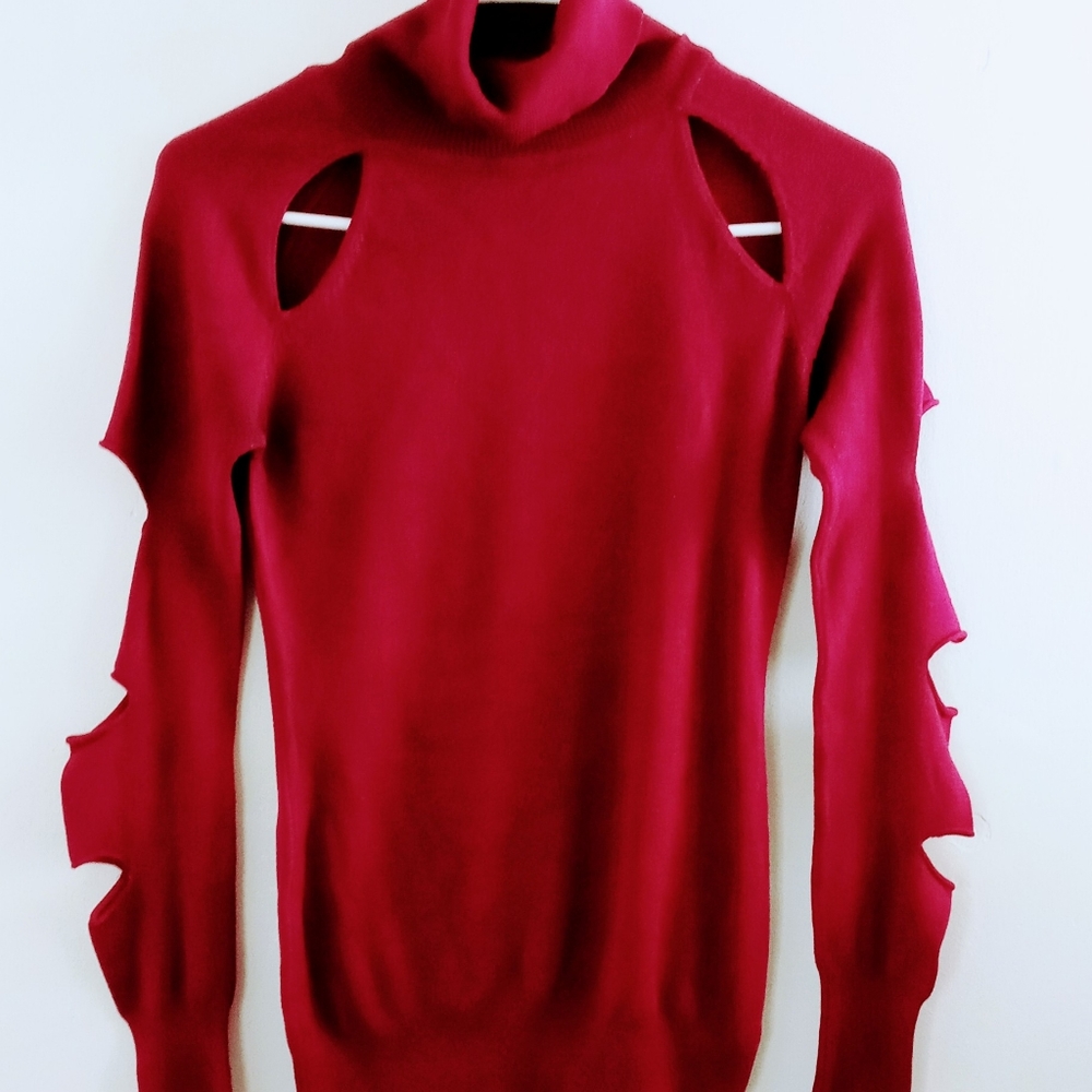 Cut out sweater